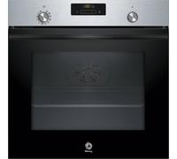 Balay - Four multifonction, 60 cm, pyrolyse et aqualisis, contrôle confort, 10 recettes, verre noir, 3HB4841X3