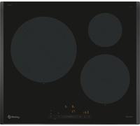 Balay, Table de cuisson à induction, 60 cm de large, 3 zones, 11 positions, Zone de 28 cm, Noir, 3EB965LH