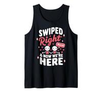 Balayé vers la Droite et Maintenant Nous Sommes Ici Couples Débardeur