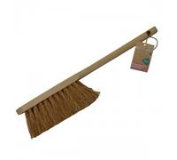 Balayette coco manche en bois pour intérieur et extérieur - manche court BRICOZOR