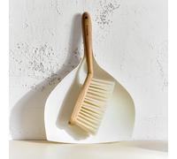 Balayette et pelle à poussière HOMLA BAMBOU petit modèle blanc 29x19 cm