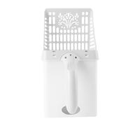 Balayette pour Litière avec Support - Grande Capacité Pelle Portable pour Animaux,Accessoires Animaux Domestiques pour Intérieur Extérieur Voyage Lapin Chaton