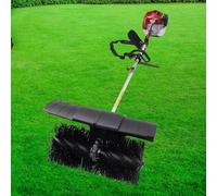 Balayeuse à Brosse électrique portative, Outil de Balayage à Moteur de 52 CC, balayeuse à Moteur à Essence for Le Nettoyage de la terrasse extérieure, de l'allée et du Jardin.