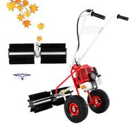 Balayeuse à essence - 1,7 CV - 2 temps - Largeur de travail : 60 cm - Pelle à neige manuelle - Pour allée, pelouse, boulevard - Bâton UE