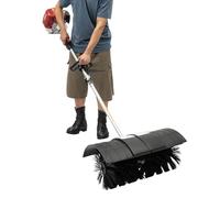 Balayeuse à essence manuelle 1700 W/52 cc - Balai à gazon avec brosse en nylon de 58 cm - Pour terrains de sport, gazon artificiel et trottoirs - Moteur puissant pour un nettoyage efficace des