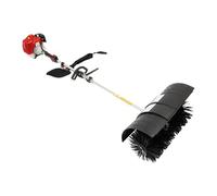 Balayeuse à gazon 52 cc 2 temps 8500 tr/min Souffleur à feuilles à essence Brosse à gazon 52 cm Largeur de brosse 20,47 pouces Appareil manuel 2,3 CV Couverture de protection 25:1 mélange 25:1