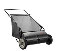 Balayeuse à Gazon - VEVOR - 142 x 81 x 75 cm,avec Sac de Collecte Largeur Balayage 66 cm,Capacité de la Trémie 198 L