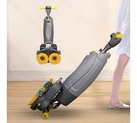 Balayeuse à main 3 en 1 - Largeur de nettoyage de 45 cm - Brossage - Lavage - Séchage par soufflage - Rotation à 360° - Vitesse réglable - Idéal pour les hôtels, les usines, les centres commerciaux