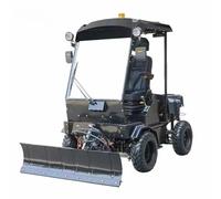 Balayeuse à neige robuste avec système de brosse haute résistance et cabine fermée confortable, performance fiable par temps froid pour les rues municipales et les projets de nettoyage industriels