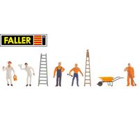 Balayeuse de route et ouvrière de canalisation Faller H0 151091 - NEUVE +...