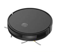 Balayeuse Domestique Automatique avec Panneau en Verre, Téléphone Portable, Aspiration, Nettoyage, Robot De Balayage Intelligent Wi-FI Tuya Tout-en-Un Black
