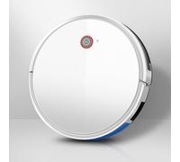 Balayeuse Domestique Automatique avec Panneau en Verre, Téléphone Portable, Aspiration, Nettoyage, Robot De Balayage Intelligent Wi-FI Tuya Tout-en-Un White