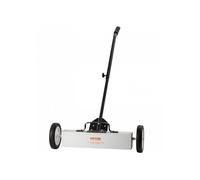 Balayeuse Magnétique 20 4 kg Balai Magnétique à Manche Télescopique 77-113 cm Outil de Ramassage à Aimant 745 mm avec Roues Collec