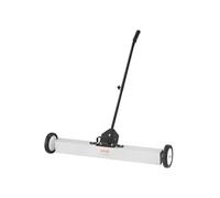 VEVOR Balayeuse Magnétique 24,9 kg Balai Magnétique à Manche Télescopique 77-113 cm Outil de Ramassage à Aimant 745 mm avec Roues Collecteur Pièces Métalliques pour Nettoyage Atelier Garage Chantier