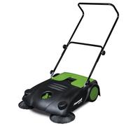 Balayeuse manuelle avec système à brosses tandem - surface de nettoyage maximale 2.800 m²/h - largeur de travail avec brosses latérales 700 mm Cleancraft HKM 700