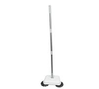 Balayeuse Manuelle, Balayeuse Professionnelle Efficace à 360 Degrés 2 en 1, Pliable, Compacte, Sèche et Humide, Double Usage, Vadrouille de Nettoyage pour Sols Durs et Plats