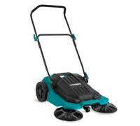 Balayeuse mécanique - largeur de ramassage de 65cm - bac de ramassage de 18 litres | 2600m² par heure