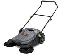 Balayeuse mécanique - VEVOR - 1,110 x 650 x 1,060 mm,18,9 L,acier au carbone + PP,gris + noir