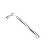 Balayeuse télescopique à 5 sections à longueur réglable avec tête pliable robuste 0,7 kg Outil de ramassage en métal Tête flexible Outil de récupération du métal