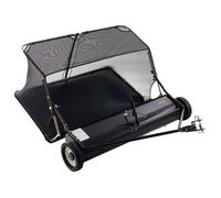 Balayeuse Tractée -VEVOR-132 cm Balayeuse à Gazon Tractée-Grande Capacité 566 L- Hauteur Réglable-Corde de Vidage