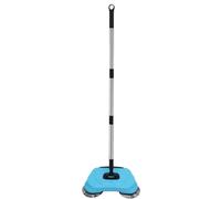 Balayeuses à main - Outil de nettoyage de sol en acier, balai non électrique, poignée réglable avec système de brosse rotative double | Utilisation d'équipement domestique pour les poils d'animaux