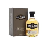 BALBLAIR - 12 Ans - Whisky Single Malt - 46 % Alcool - Origine : Écosse/Highlands - Notes de Citron & Vanille - A déguster pur - 70 cl