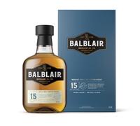 BALBLAIR - 15 ans - Whisky Single Malt - 46% Alcool - Origine : Ecosse/Highlands - Notes de Miel & Chocolat - A déguster pur - 70 cl