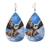 Balbuzard Pêcheur Volant Vers Le Nord Des États-Unis Boucles D'Oreilles De Goutte Amusantes Boucles D'Oreilles Pendantes De Goutte Luxueux Boucle D'Oreille Pour Voyages Fêtes Les Vacances