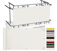 Balcon 100 % occultant, protection pour balustrade et terrasse, solution ultime résistante aux intempéries, installation facile pour un confort extérieur amélioré