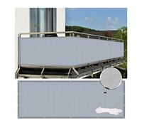 Balcon - Bâche de protection UV opaque pour extérieur, terrasse, terrasse, clôture pare-soleil durable avec une meilleure intimité et résistance aux intempéries