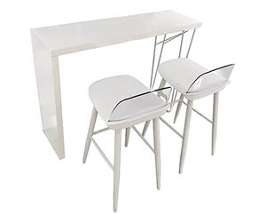 Balcon de Bar Moderne et à la Mode Maison High-Foot Contre Le Mur du Long Table Simple Without Chairs Table Basse