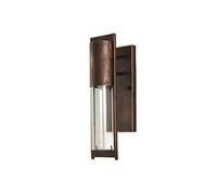 Balcon de lampe murale Villa E27 Mur Lumière suspendue à la rouille à l'épreuve des intempéries Loft Loft Retro Glass Sconce pour garage à l'extérieur Edison Iron en extérieur Lanterne murale
