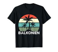 Balcon rétro T-Shirt Graphique avec Valeur