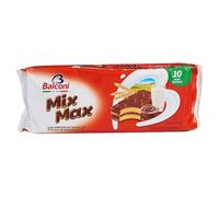 BALCONI - Mini Génoises Moelleuses au Cacao, Plaisir Fondant en Portion Pratique (10x35g) - Le lot de 4