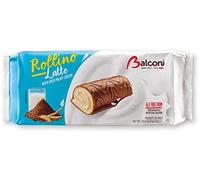 Balconi Rollino Lot de 6 gâteaux en mousse à la crème laiteuse 222 g
