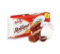Balconi Rollino Lot de 6 rouleaux d'éponge au cacao et au chocolat 37 g