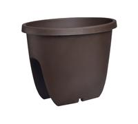 Balconia OVI Pot de fleurs de balcon, marron - Longueur : 30 cm