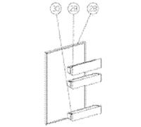 Balconnet bouteilles (repère 30) Réfrigérateur congélateur (137F13 LISTO)