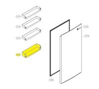 Balconnet de porte (repère 241B) Frigo, Réfrigérateur, Congélateur MAN64368305, MAN64901114 LG Frigo, Réfrigérateur, Congélateur MAN64368305, MAN64901