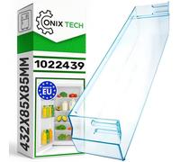 Balconnet Frigo 432 х 85 x 85 mm avec le Code Original 1022439 pour Amica - Garantie de 5 Ans - MADE IN EUROPE - ONIX TECH