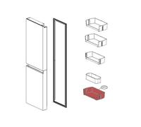 Balconnet inférieur (repère 241C) 413X203X106 mm Frigo, Réfrigérateur, Congélateur MAN64890001 LG