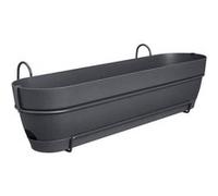 Balconniere ELHO Vibia Campana Allin1 Rectangulaire - Ø 70 - Plastique - 11 l - Anthracite Noir G