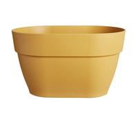 Elho Planteur Vibia Campana Flower Bridge 40 – Ø 39 x H 22 cm – Jaune/Jaune Miel