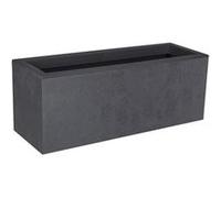 Balconnière rectangulaire Basalt Up 60 x 20 x 23 cm - 25 L - Gris anthracite - Eda