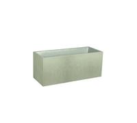 Balconnière Rectangulaire Basalt Up 60 X 20 X 23 Cm - 25 L - Vert Amande - Eda Multicolore