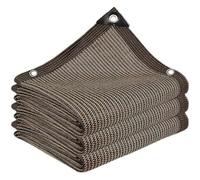 Balcons Bâche D'ombrage 80-90% Respirant Filet D'ombrage avec Oeillets Voile Ombre Serre 3x3 4x5 5x9 9x10 m pour Cours Toits Abris de Fleurs Entrepôts(8.0x8.0 m)