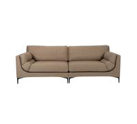 BALCONY - Canapé 3 places en tissu marron L256 Marron