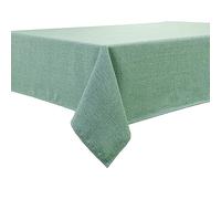 BALCONY & FALCON Nappe 140 x 240 cm - Rectangulaire - Imperméable - Nappe aspect lin - Nappe lavable - Nappe en lin - Chemin de table - Linge de table - Rectangulaire - Vert clair