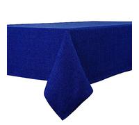 BALCONY & FALCON Nappe Rectangulaire en Tissu Aspect Lin Imperméable pour la Cuisine Le Café et Le Jardin