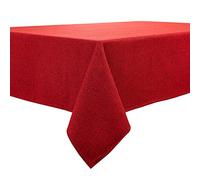 BALCONY & FALCON Nappe Rectangulaire en Tissu Aspect Lin Imperméable pour la Cuisine Le Café et Le Jardin